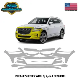 Asp.ppf.208 Autoskinspro 2021-2024 Genesis Gv80 Front Bumper Precut Paint Protection Clear Film Ppf
