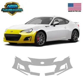Asp.ppf.223 Autoskinspro Precut Paint Protection Film Ppf For 2017-2021 Subaru Brz Front Bumper