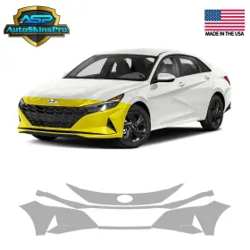Asp.ppf.224 Autoskinspro Precut Paint Protection Film Ppf For 2021-2023 Hyundai Elantra Front Bumper
