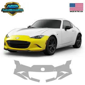 Asp.ppf.225 Autoskinspro Precut Paint Protection Film Ppf For 2017-2025 Mazda Mx-5 Miata Front Bumper