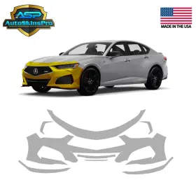 Asp.ppf.26 Autoskinspro Precut Paint Protection Film Ppf For 2024-2025 Acura Tlx Type S Front Bumper