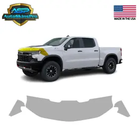 Asp.ppf.3 Autoskinspro Precut Paint Protection Film For 2022-2025 Silverado Zr2 Partial Hood