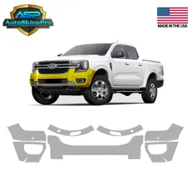 Asp.ppf.4 Autoskinspro Precut Paint Protection Film For 2024-2025 Ford Raptor Xlt/lariat Front Bumper