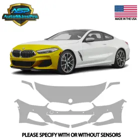 Asp.ppf.50 Autoskinspro Precut Paint Protection Film Ppf 19-25 Bmw 840i/840i Gran Coupe Partial Front