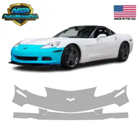 Asp.ppf.61tpu Autoskinspro 2005-2013 Corvette Base Precut Front Bumper Premium Paint Protection Film Tpu