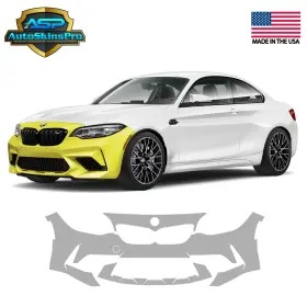 Asp.ppf.97 Autoskinspro Precut Paint Protection Film Ppf For 2016-2021 Bmw M2 Coupe Front Bumper