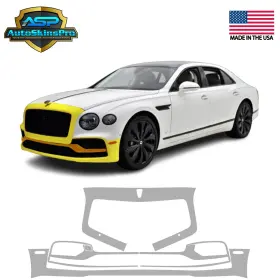 Asp.ppf.99 Autoskinspro Precut Paint Protection Film Ppf For 2020-25 Bentley Flying Spur Front Bumper