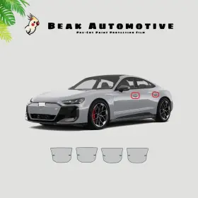 0000ba0211 Beak Automotive Ppf For Audi E Tron Gt 2022-2025 Door Handle Cup Paint Protection Film Pre-cut