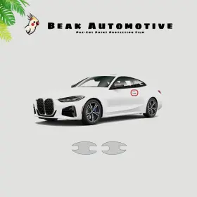 0000ba0215 Beak Automotive Ppf For Bmw 4 Series Coupe 2021-2025 Door Handle Cup Paint Protection Film