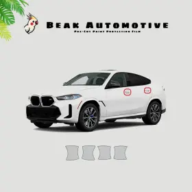 0000ba0225 Beak Automotive Ppf For Bmw X6 2020-2025 Door Handle Cup Paint Protection Film Precut