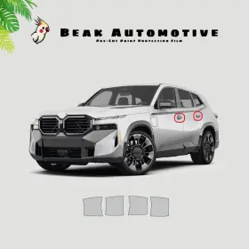 0000ba0227 Beak Automotive Ppf For Bmw Xm 2023-2025 Door Handle Cup Paint Protection Film Precut