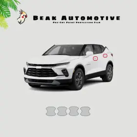 0000ba0231 Beak Automotive Ppf For Chevy Blazer 2023-2025 Door Handle Cup Paint Protection Film Pre-cut