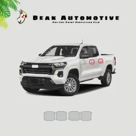 Beak Automotive Ppf 0000ba0234 For Chevy Colorado 2023-2025 Door Handle Cup Paint Protection Film Pre-cut