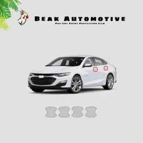 Beak Automotive Ppf 0000ba0239 For Chevy Malibu 2019-2025 Door Handle Cup Paint Protection Film Pre-cut