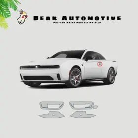 Beak Automotive Ppf 0000ba0248 For Dodge Charger Daytona 2024-2025 Door Handle Cup Paint Protection Film