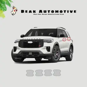 0000ba0255 Beak Automotive Ppf For Ford Explorer 2020-2026 Door Handle Cup Paint Protection Film Pre-cut