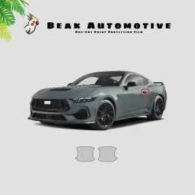 Beak Automotive Ppf 0000ba0258 For Ford Mustang 2024-2025 Door Handle Cup Paint Protection Film Pre-cut