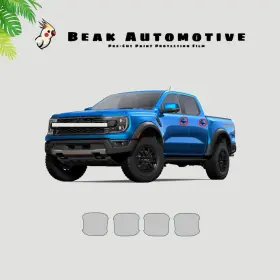 Beak Automotive Ppf 0000ba0260 For Ford Ranger 2024-2026 Door Handle Cup Paint Protection Film Pre-cut