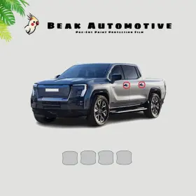 0000ba0271 Beak Automotive Ppf For Gmc Sierra Ev 2024-2026 Door Handle Cup Paint Protection Film Pre-cut