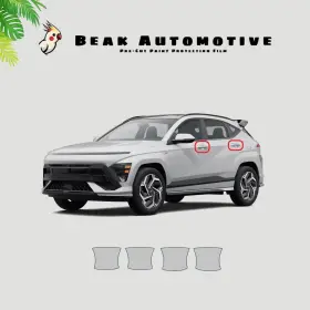 0000ba0288 Beak Automotive Ppf For Hyundai Kona 2024 2025 Door Handle Cup Paint Protection Film Pre-cut