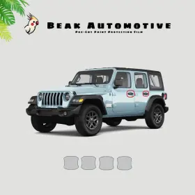 Beak Automotive Ppf 0000ba0299 For Jeep Wrangler 2022-2025 Door Handle Cup Paint Protection Film