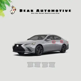 0000ba0312 Beak Automotive Ppf For Lexus Es 2019-2025 Door Handle Cup Paint Protection Film Precut