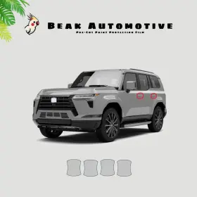 0000ba0313 Beak Automotive Ppf For Lexus Gx 2024-2026 Door Handle Cup Paint Protection Film Precut