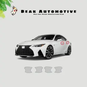 0000ba0314 Beak Automotive Ppf For Lexus Is 2021-2025 Door Handle Cup Paint Protection Film Precut