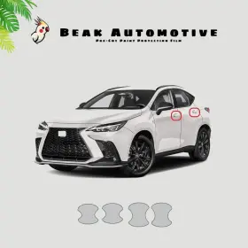 Beak Automotive Ppf 0000ba0319 For Lexus Nx 2022-2026 Door Handle Cup Paint Protection Film Precut