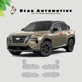0000ba0344 Beak Automotive Ppf For Nissan Rogue 2024-2025 Door Handle Paint Protection Film Pre-cut