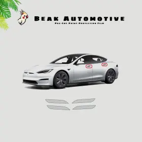 Beak Automotive Ppf 0000ba0362 For Tesla Model S 2021-2024 Door Handle Paint Protection Film Pre-cut