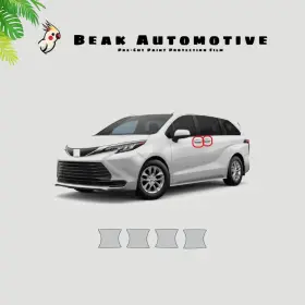 Beak Automotive Ppf 0000ba0381 For Toyota Sienna 2021-2026 Door Handle Cup Paint Protection Film Pre-cut