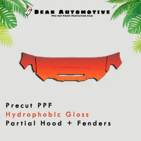 Beak Automotive Ppf 0000ba0481 Pre Cut Paint Protection Film Diy Clear Bra For Gmc Sierra 2500 Hd 2020-2023