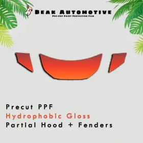 Beak Automotive Ppf 0000ba0697 Pre Cut Paint Protection Film Gloss Diy Clear Bra For Toyota Prius 2019-2022