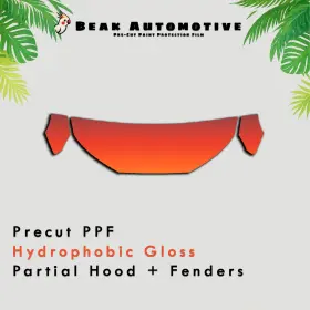 Beak Automotive Ppf 0000ba0709 Pre Cut Paint Protection Film Gloss Diy Clear Bra Kit For Audi A4 2020-2025