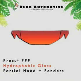 Beak Automotive Ppf 0000ba0710 Pre Cut Paint Protection Film Gloss Diy Clear Bra Kit For Audi A6 2019-2025
