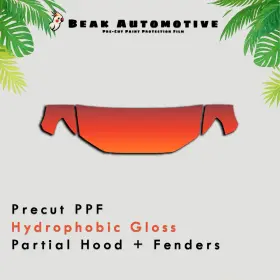 Beak Automotive Ppf 0000ba0713 Pre Cut Paint Protection Film Gloss Diy Clear Bra Kit For Audi Q3 2019-2025