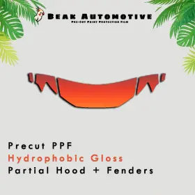 Beak Automotive Ppf 0000ba0718 Pre Cut Paint Protection Film Gloss Diy Clear Bra Kit For Audi Q8 2024-2026