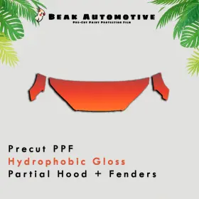 Beak Automotive Ppf 0000ba0721 Pre Cut Paint Protection Film Gloss Diy Clear Bra Kit For Audi Rs5 2021-2025