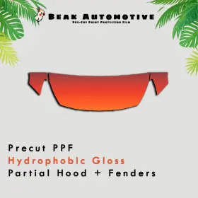 Beak Automotive Ppf 0000ba0761 Pre Cut Paint Protection Film Gloss Diy Clear Bra Kit For Kia Rio 2021-2024