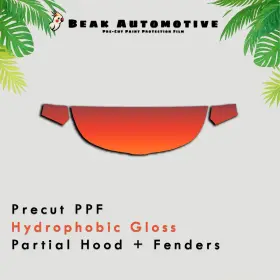 Beak Automotive Ppf 0000ba0763 Pre Cut Paint Protection Film Gloss Diy Clear Bra Kit For Kia Soul 2023-2025