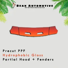 Beak Automotive Ppf 0000ba0781 Pre Cut Paint Protection Film Kit For Dodge Challenger Srt Hellcat 2019-2023