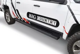 3962401800 Big Country 6 Inch Widesider Ii Side Steps - Complete Kit With Brackets