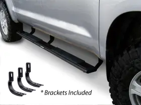 396289870 Big Country 6 Inch Widesider Side Steps - Complete Kit With Brackets