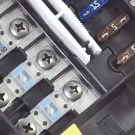 7748-bss Blue Sea Fuse Block 32 Volts Dc 600 Amps Uses Ami/midi/ato/atc #2