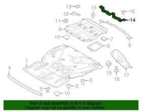 51-75-7-309-591 Bmw Genuine 2019 Center Bracket #2