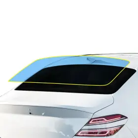 Wpf-geg70-rear Bogartechdesigns Pre Cut Fits Genesis G70 2019 Rear Windshield Protection Clear Bra Film