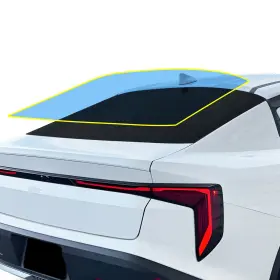 Wpf-kkia4-rear Bogartechdesigns Pre Cut Fits Kia K4 2025 Rear Windshield Protection Clear Bra Film