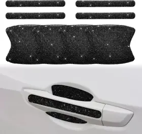 Bsamzo-sa16n Bsamzo Car Door Bowl Protection Handle Protector Stickers Black