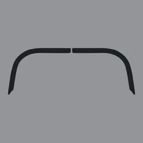 214998 Ca Hard Top Deck Lid Protection Film - Smoke For 1956-1962 C1 Corvette